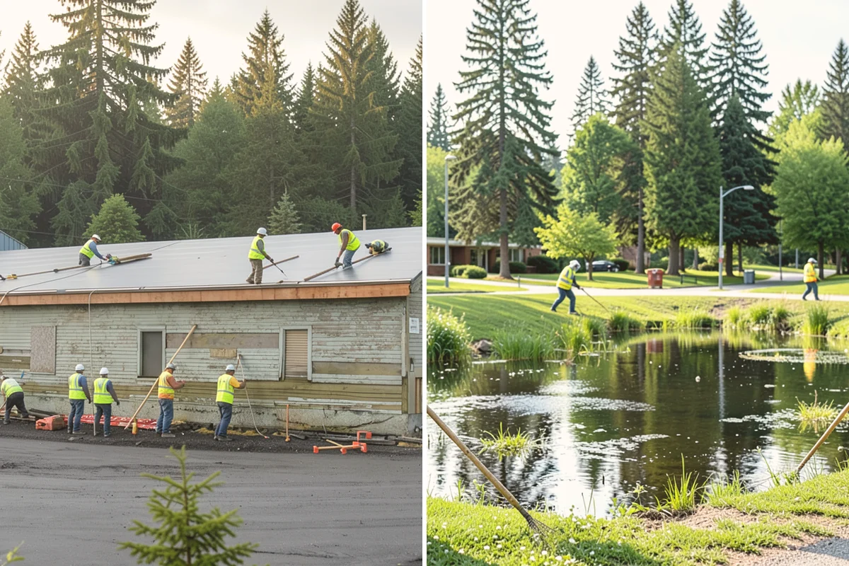 Mulch Installation in Index, Snohomish County, WA - Prep beds by edging, weeding, and clearing debris
