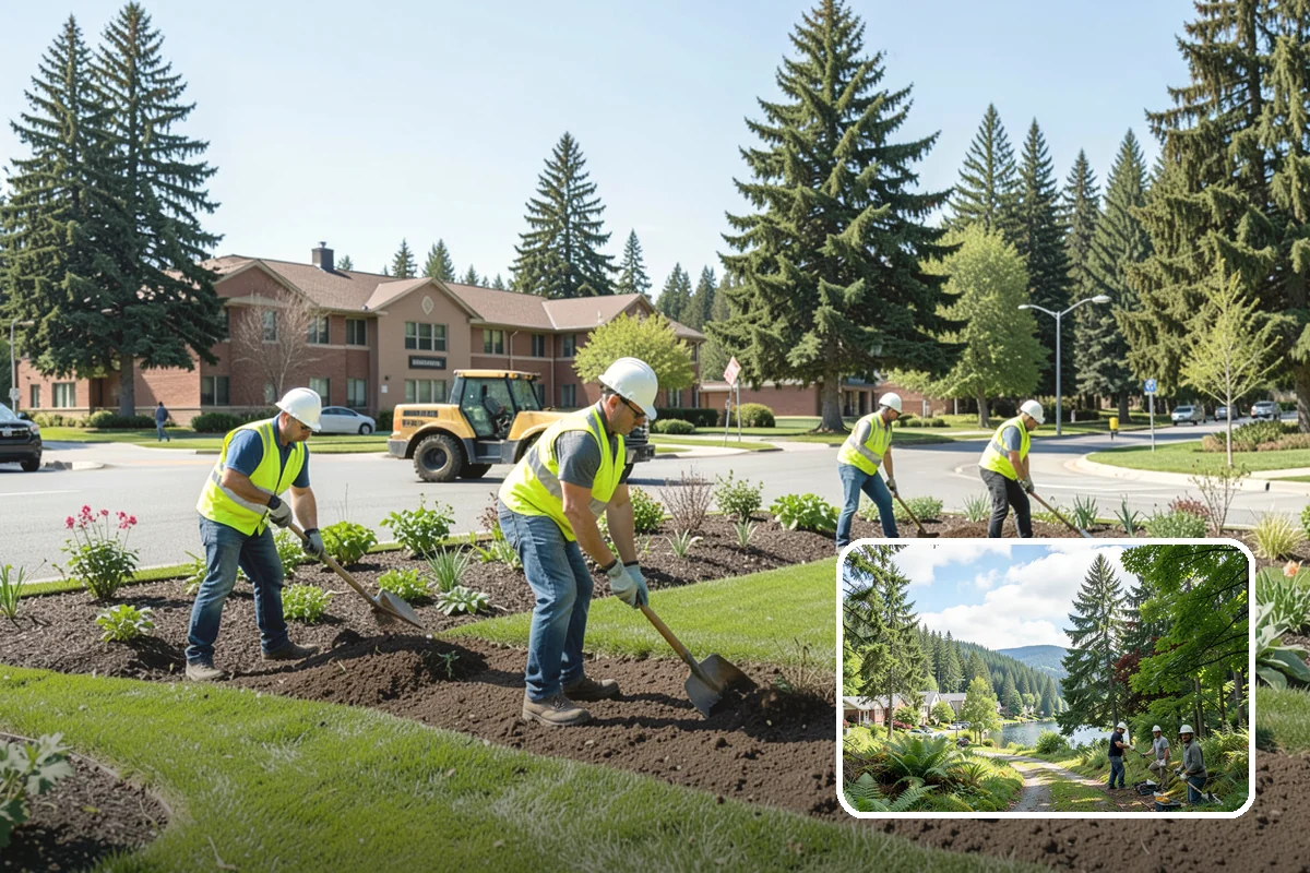 Mulch Installation in Lake Forest Park, King County, WA - Effective weed suppression and moisture retention