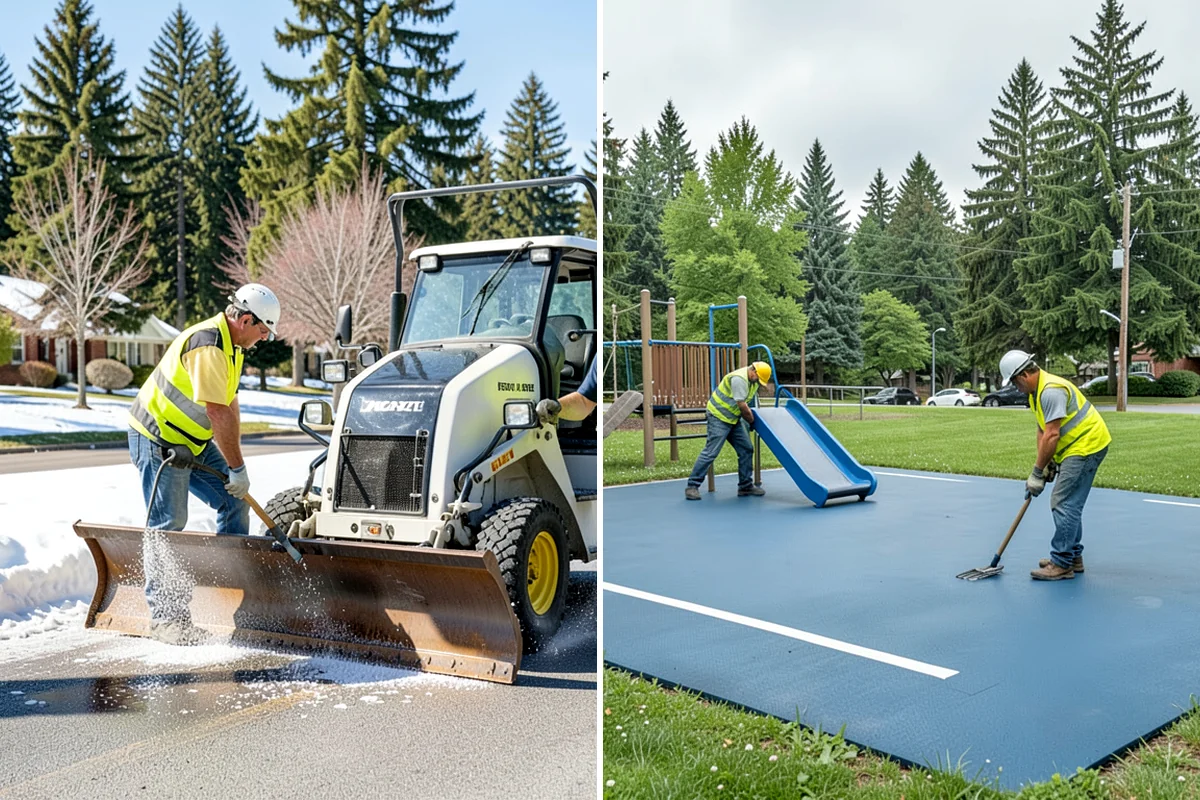 Mulch Installation in Maple Valley, King County, WA - Prep beds by edging, weeding, and clearing debris