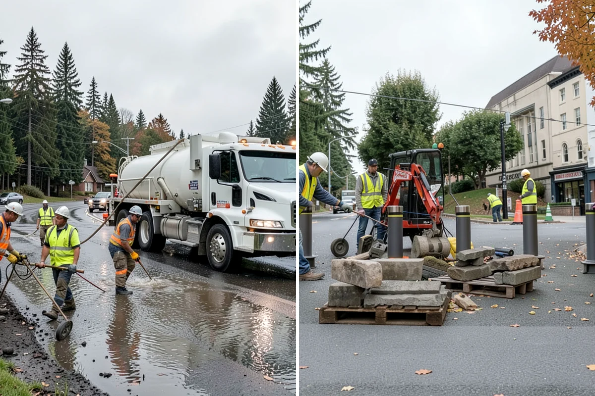 Mulch Installation in Normandy Park, King County, WA - Prep beds by edging, weeding, and clearing debris