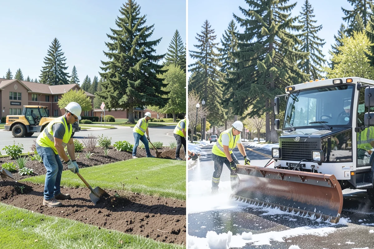Mulch Installation in Redmond, King County, WA - Prep beds by edging, weeding, and clearing debris