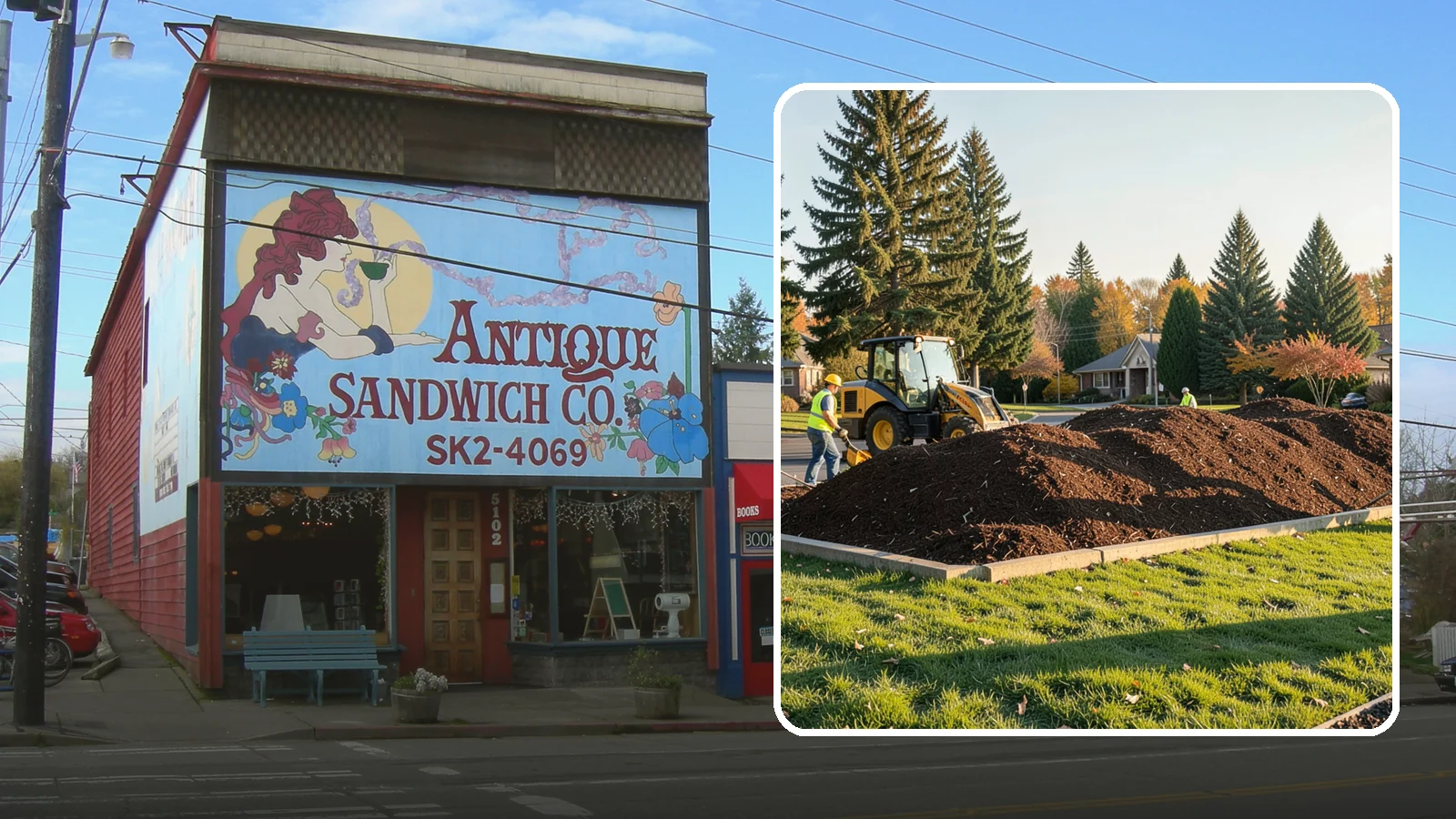 Mulch Installation in Ruston, Pierce County, WA - Fresh mulch installation that suppresses weeds, retains moisture, and gives public beds a uniform finish.