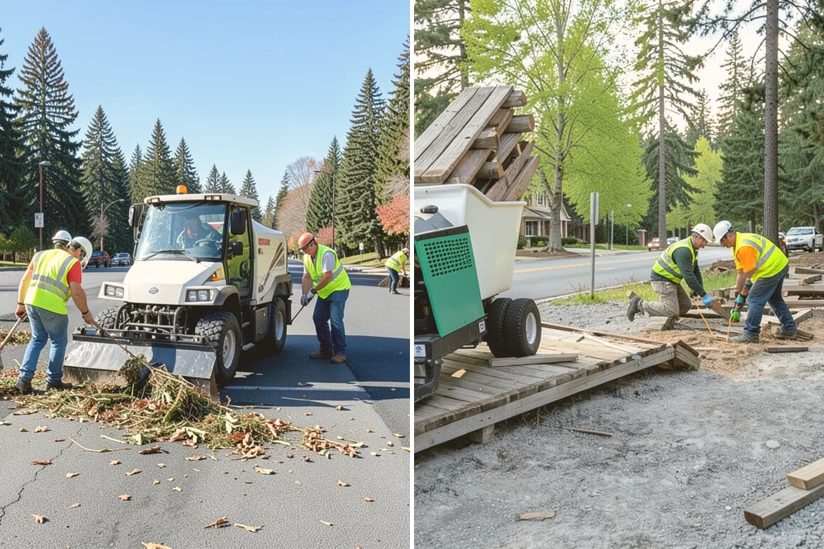 Mulch Installation in Sammamish, King County, WA - Prep beds by edging, weeding, and clearing debris