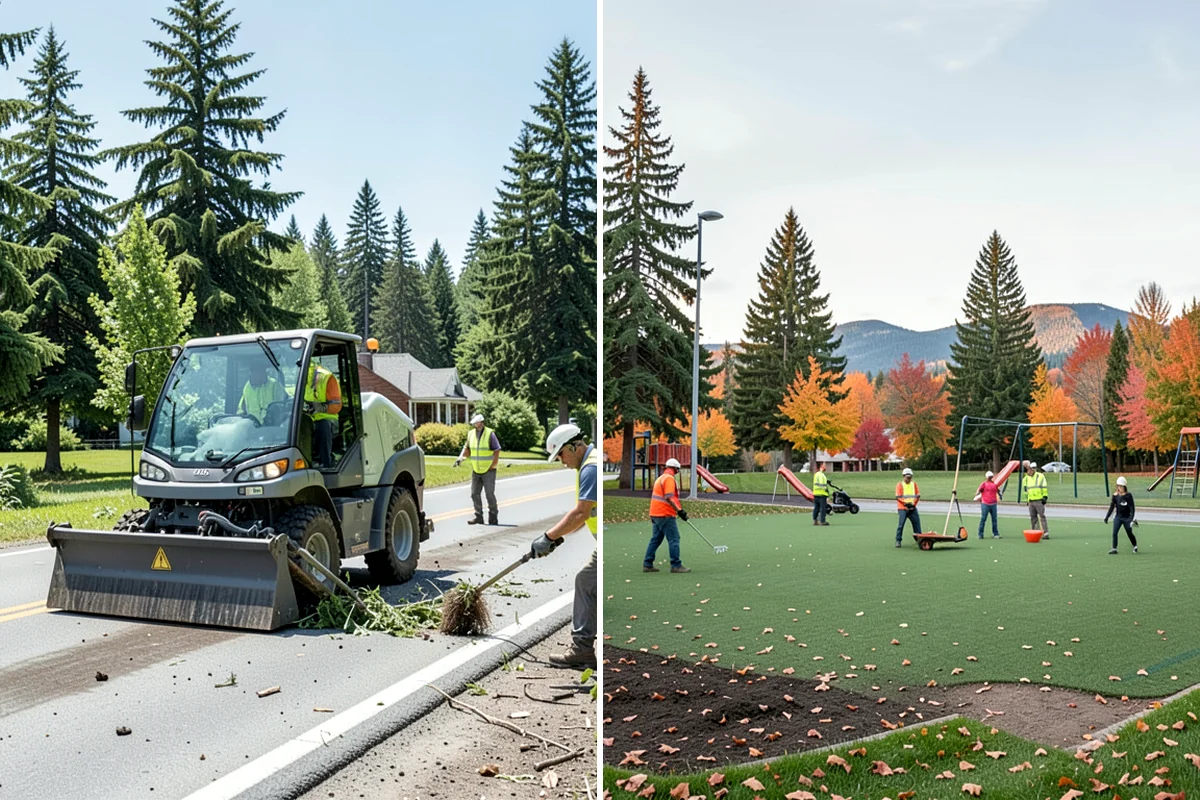 Mulch Installation in Sedro-Woolley, Skagit County, WA - Prep beds by edging, weeding, and clearing debris