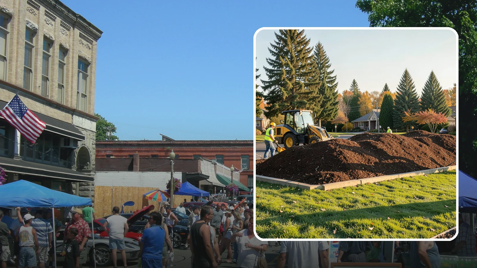 Mulch Installation in Snohomish, Snohomish County, WA - Fresh mulch installation that suppresses weeds, retains moisture, and gives public beds a uniform finish.