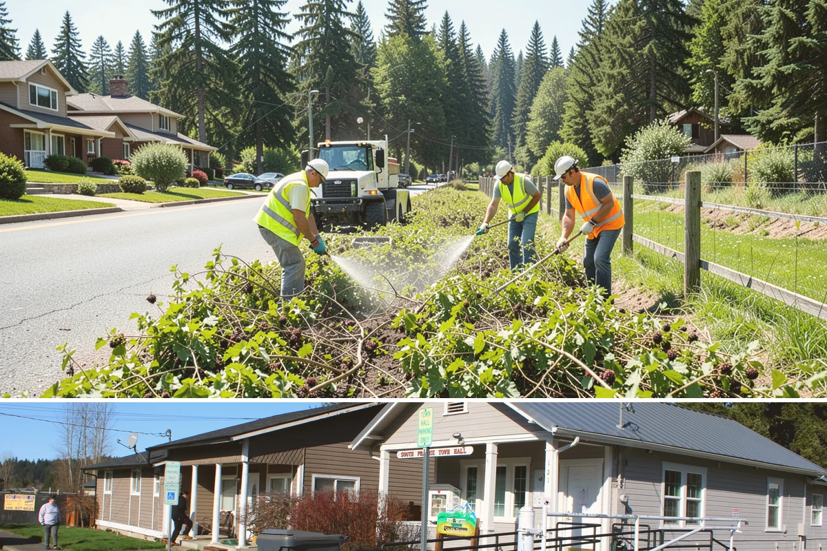 Mulch Installation in South Prairie, Pierce County, WA - Mulch is most commonly refreshed in spring to lock in moisture ahead of summer, with a lighter fall application to protect roots...