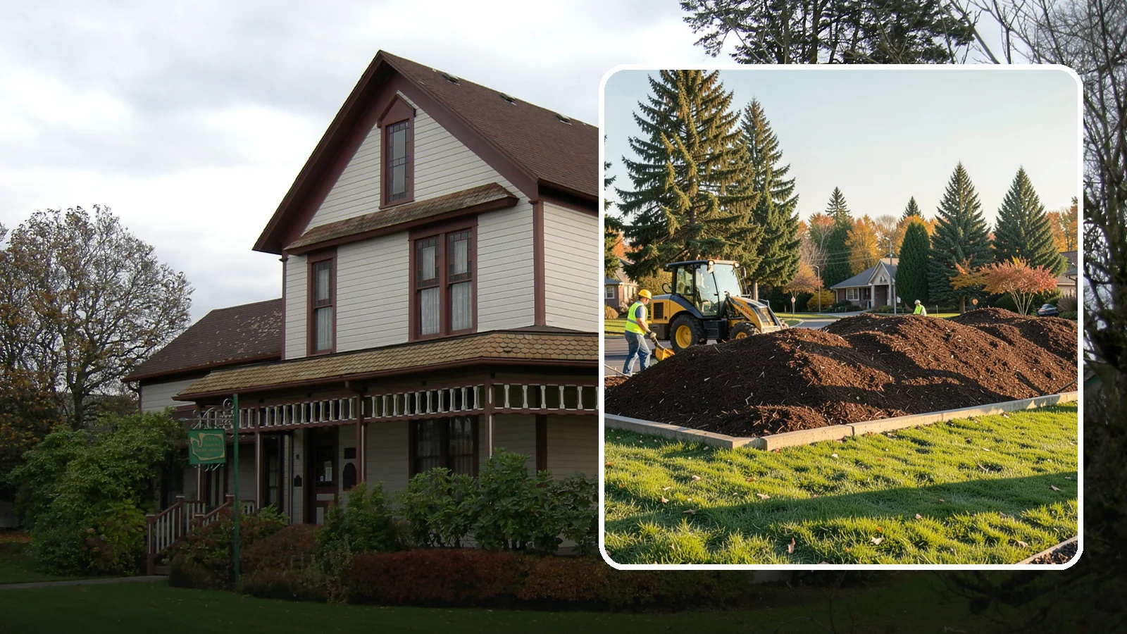 Mulch Installation in Sumner, Pierce County, WA - Fresh mulch installation that suppresses weeds, retains moisture, and gives public beds a uniform finish.