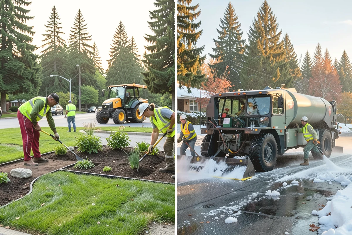 Mulch Installation in Yarrow Point, King County, WA - Prep beds by edging, weeding, and clearing debris