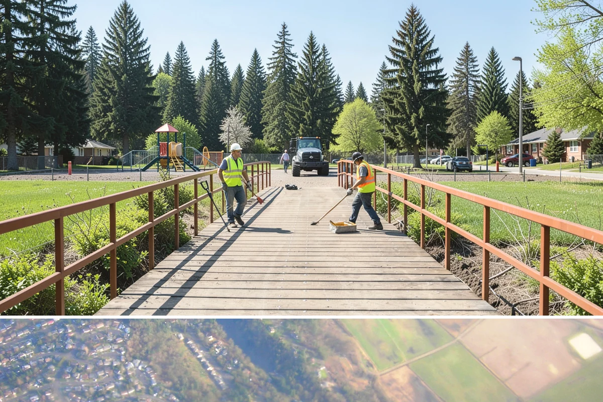 Municipal ADA Ramp Construction in Algona, King County, WA - Dry-weather months allow the precise finishing and slope control that ramp compliance measurements depend on.