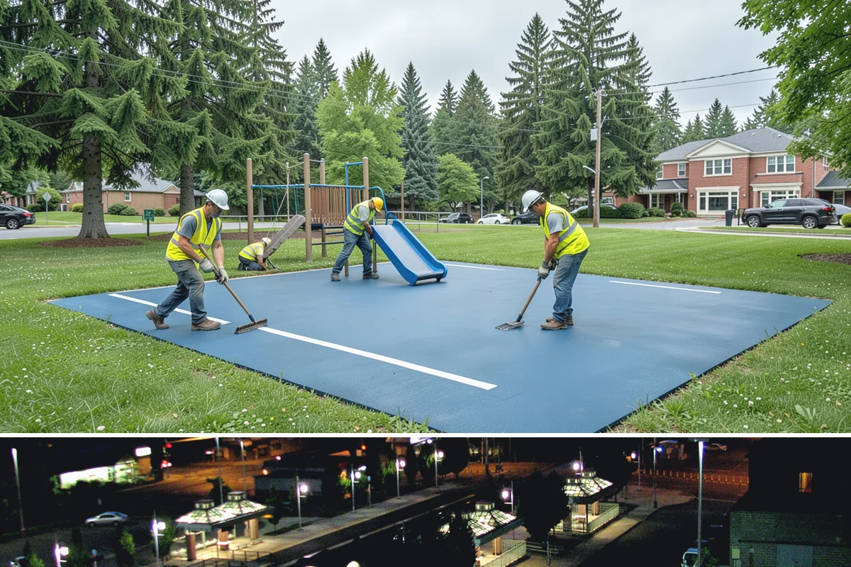 Municipal ADA Ramp Construction in Auburn, King County, WA - Dry-weather months allow the precise finishing and slope control that ramp compliance measurements depend on.