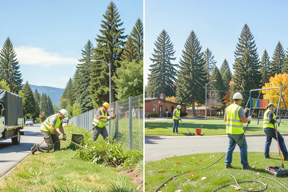 Municipal ADA Ramp Construction in Bothell, King County, WA - Field measurement of existing slopes, landings, and drainage