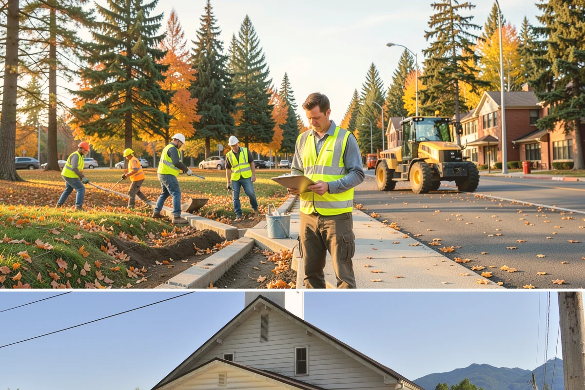 Municipal ADA Ramp Construction in Concrete, Skagit County, WA - Dry-weather months allow the precise finishing and slope control that ramp compliance measurements depend on.