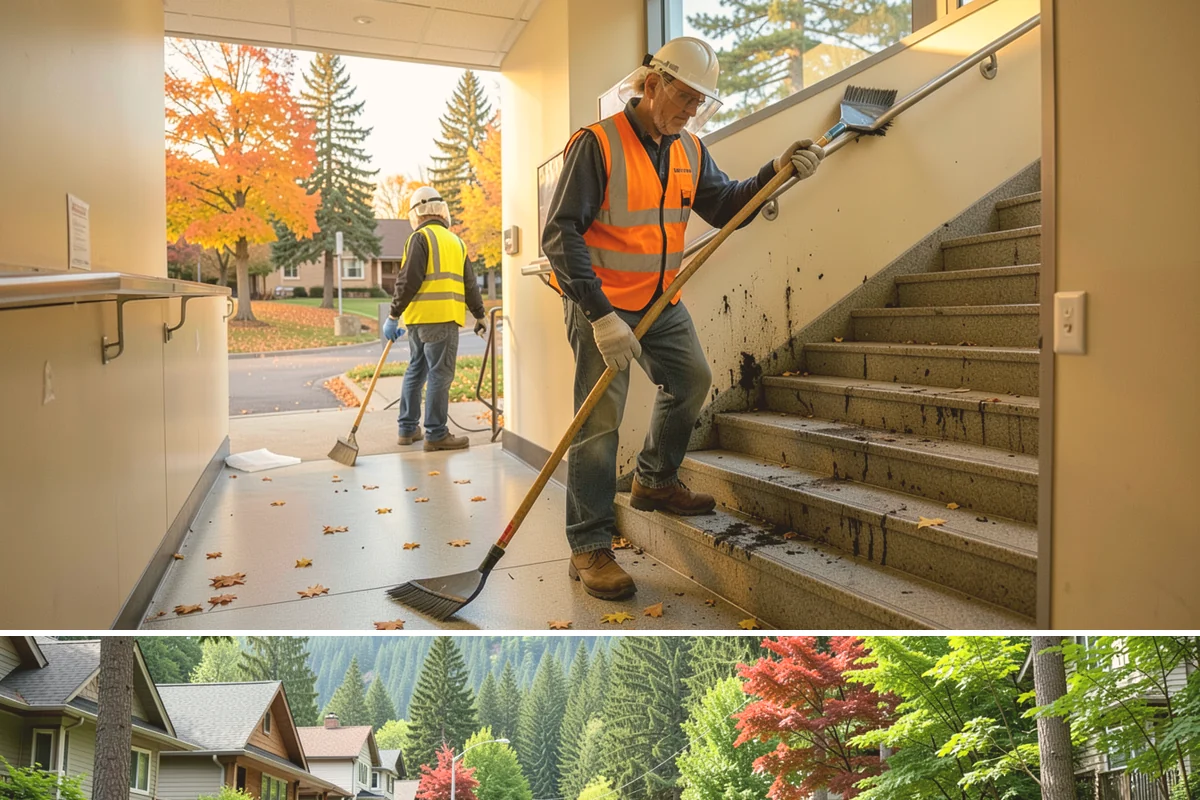 Municipal ADA Ramp Construction in Darrington, Snohomish County, WA - Dry-weather months allow the precise finishing and slope control that ramp compliance measurements depend on.