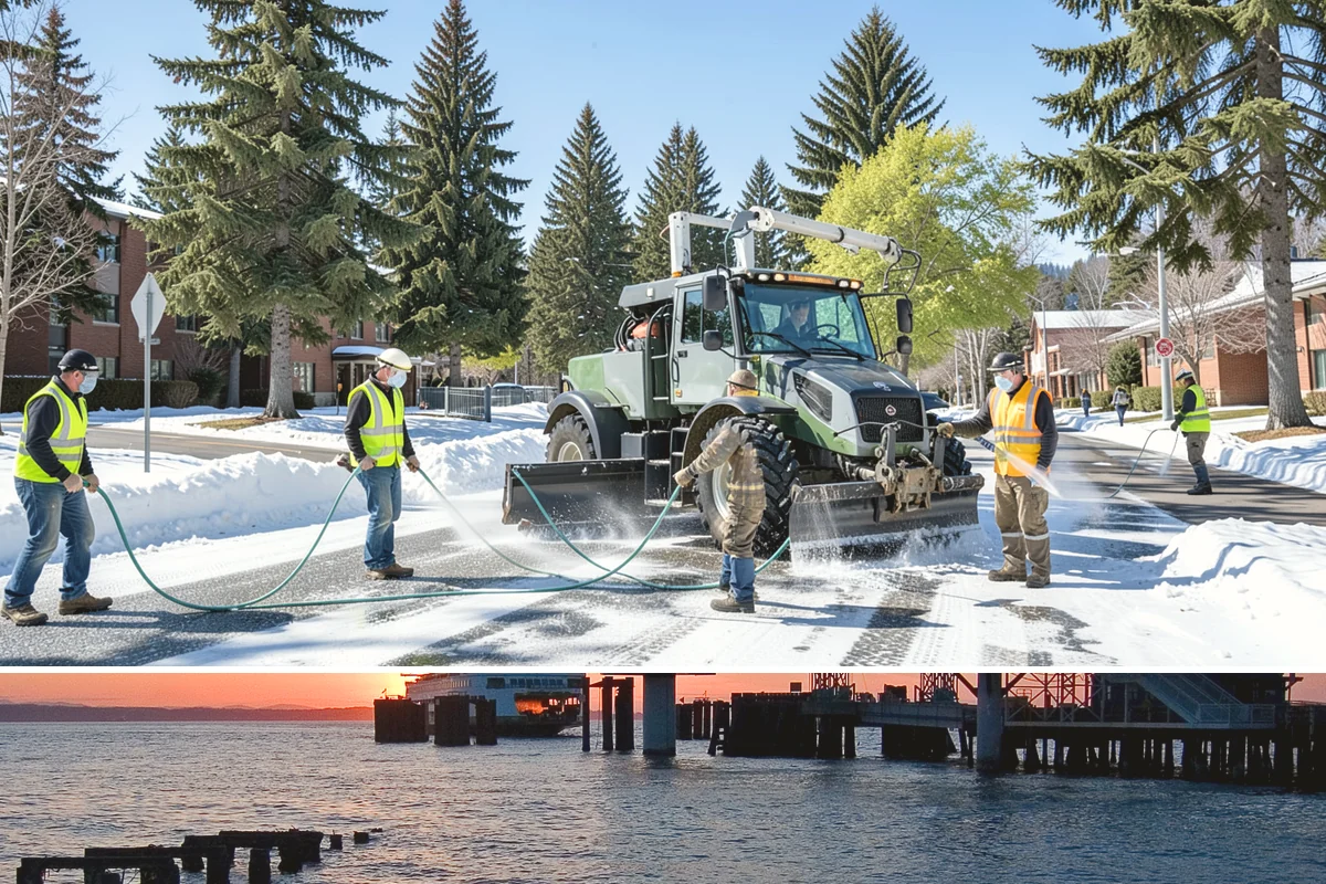 Municipal ADA Ramp Construction in Edmonds, Snohomish County, WA - Dry-weather months allow the precise finishing and slope control that ramp compliance measurements depend on.