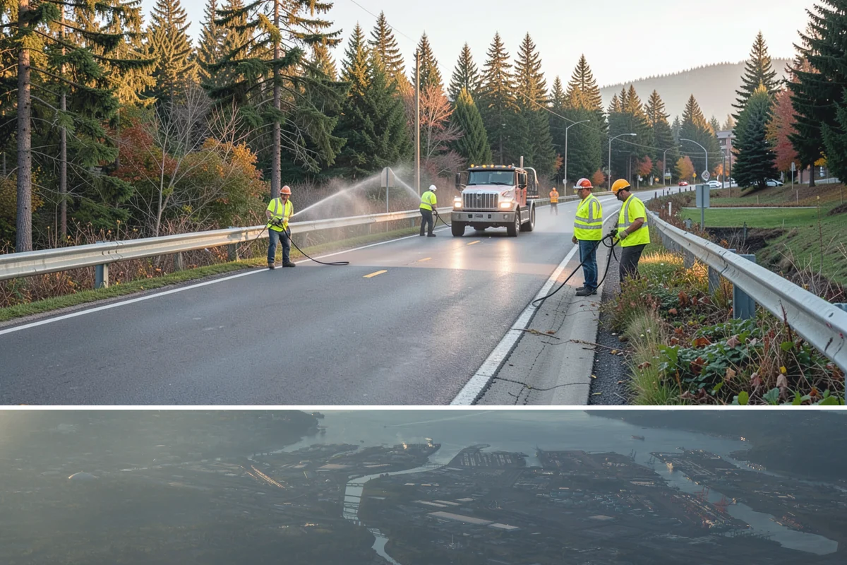 Municipal ADA Ramp Construction in Fife, Pierce County, WA - Dry-weather months allow the precise finishing and slope control that ramp compliance measurements depend on.