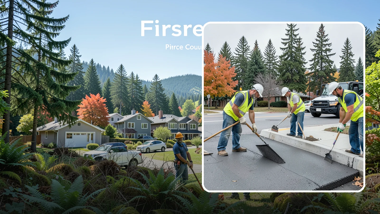 Municipal ADA Ramp Construction in Fircrest, Pierce County, WA - Construct compliant curb ramps that bring intersections into ADA and PROWAG conformance during transition-plan implementation.