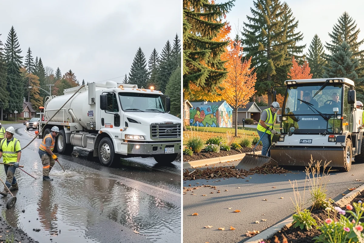 Municipal ADA Ramp Construction in Gold Bar, Snohomish County, WA - Field measurement of existing slopes, landings, and drainage