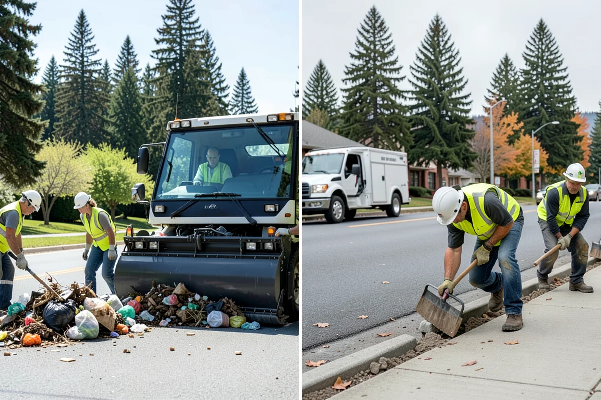 Municipal ADA Ramp Construction in Lakewood, Pierce County, WA - Field measurement of existing slopes, landings, and drainage