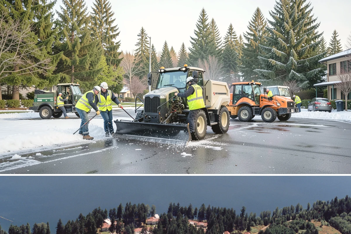 Municipal ADA Ramp Construction in Lakewood, Pierce County, WA - Dry-weather months allow the precise finishing and slope control that ramp compliance measurements depend on.