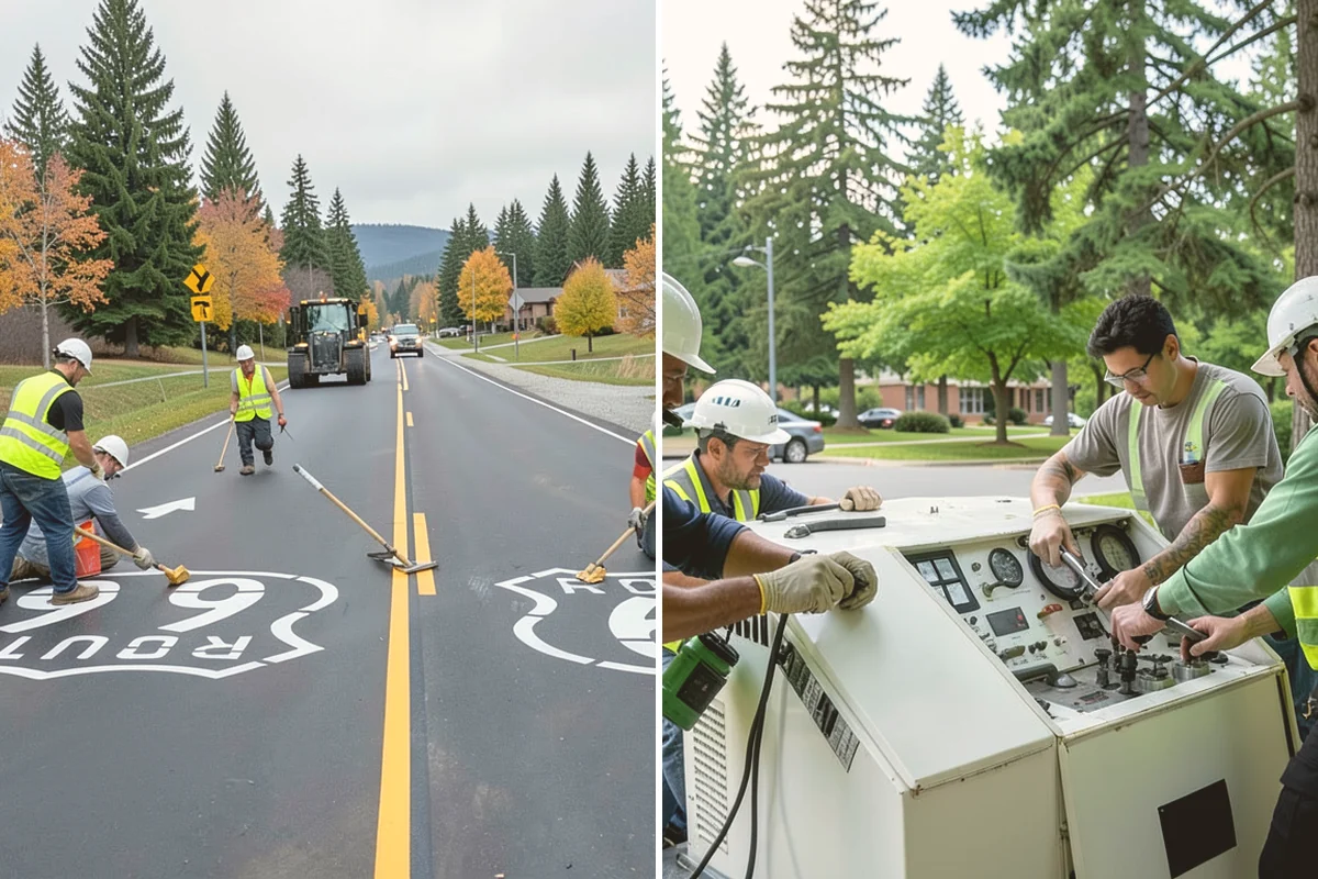 Municipal ADA Ramp Construction in Lynnwood, Snohomish County, WA - Field measurement of existing slopes, landings, and drainage