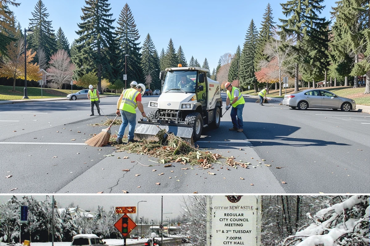 Municipal ADA Ramp Construction in Newcastle, King County, WA - Dry-weather months allow the precise finishing and slope control that ramp compliance measurements depend on.
