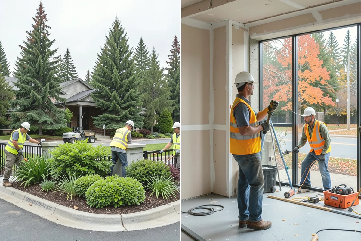 Municipal ADA Ramp Construction in North Bend, King County, WA - Field measurement of existing slopes, landings, and drainage