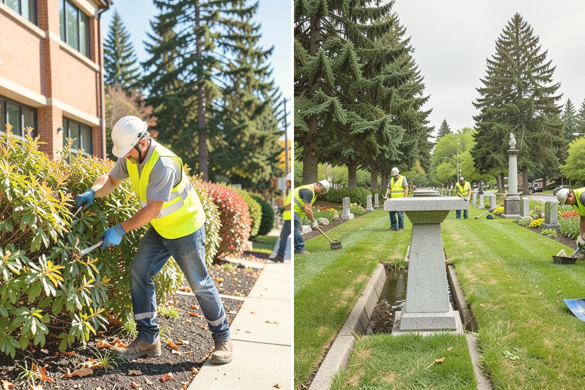 Municipal ADA Ramp Construction in Orting, Pierce County, WA - Field measurement of existing slopes, landings, and drainage