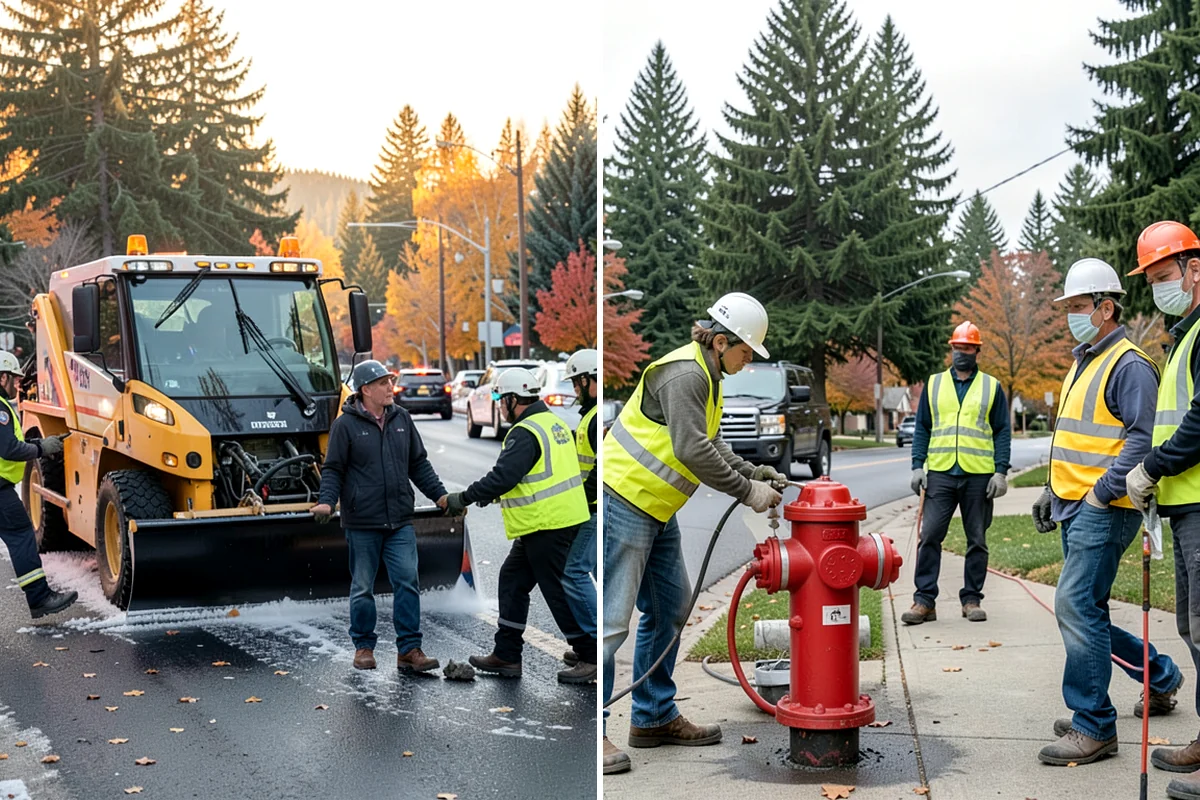 Municipal ADA Ramp Construction in Puyallup, Pierce County, WA - Field measurement of existing slopes, landings, and drainage