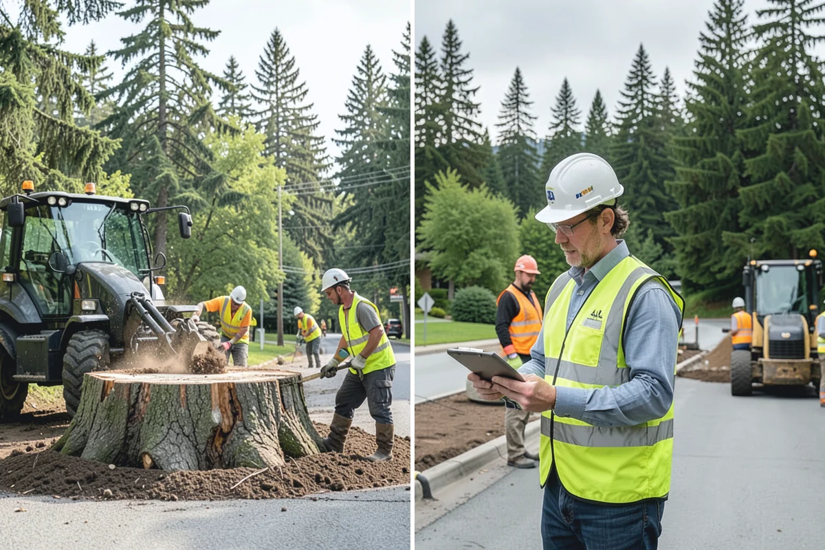 Municipal ADA Ramp Construction in Renton, King County, WA - Field measurement of existing slopes, landings, and drainage