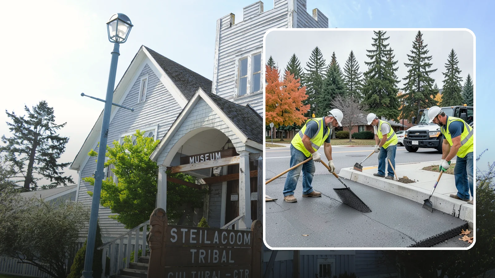 Municipal ADA Ramp Construction in Steilacoom, Pierce County, WA - Construct compliant curb ramps that bring intersections into ADA and PROWAG conformance during transition-plan implementation.
