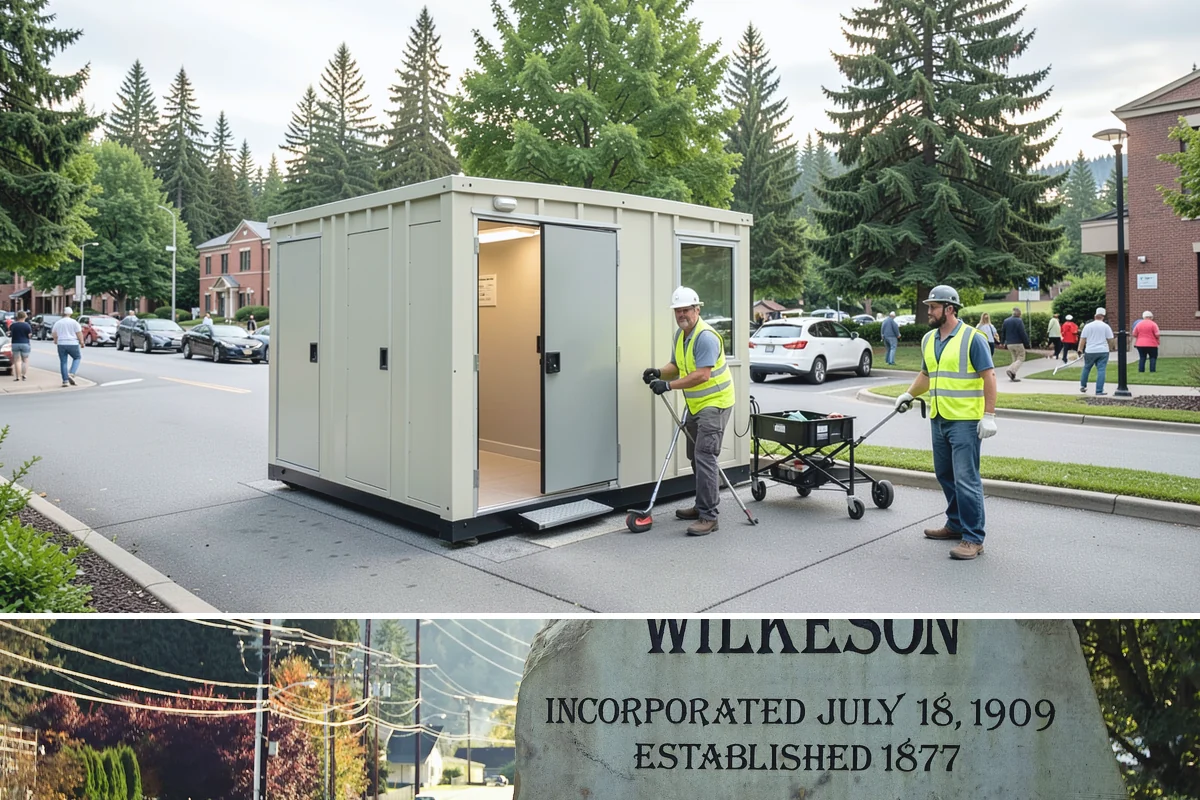 Municipal ADA Ramp Construction in Wilkeson, Pierce County, WA - Dry-weather months allow the precise finishing and slope control that ramp compliance measurements depend on.