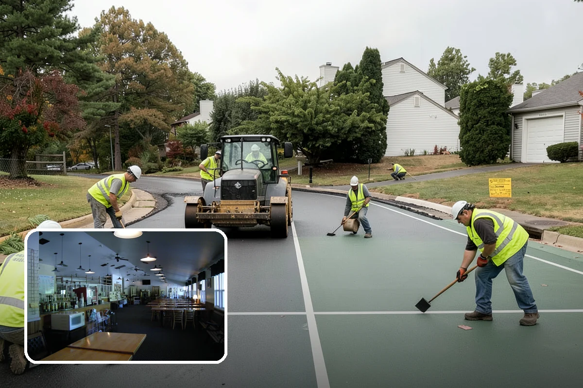 Municipal Bark Installation in Black Diamond, King County, WA - Uniform bark depth improves the appearance of public landscapes