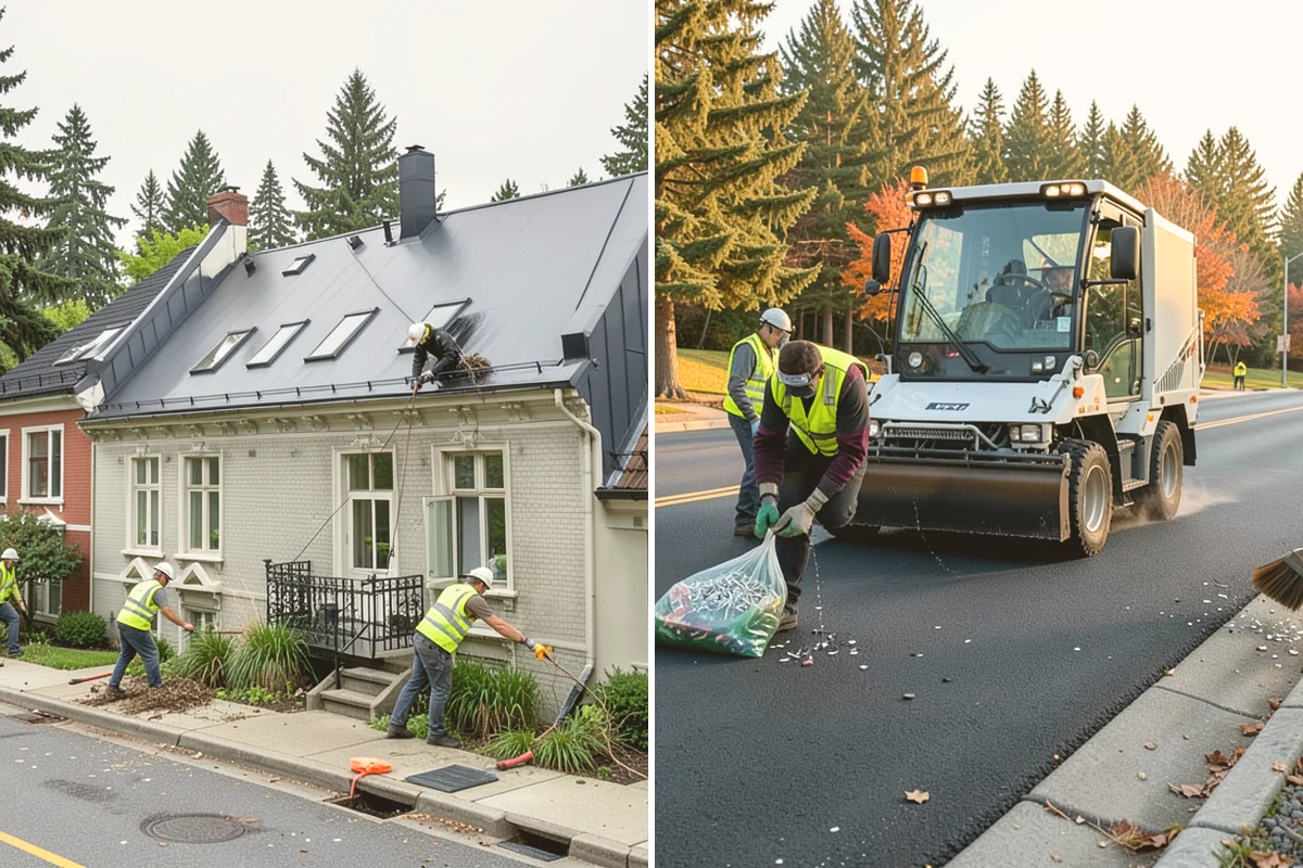 Municipal Bark Installation in Brier, Snohomish County, WA - We measure beds and confirm bark type, color, and target depth