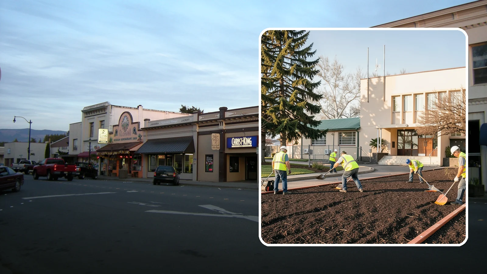 Municipal Bark Installation in Burlington, Skagit County, WA - We supply and install fresh bark across public beds, medians, and park landscapes to suppress weeds and refresh appearance for...