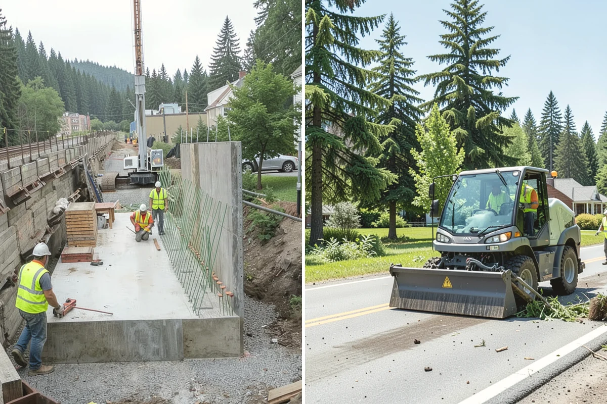 Municipal Bark Installation in Burlington, Skagit County, WA - We measure beds and confirm bark type, color, and target depth
