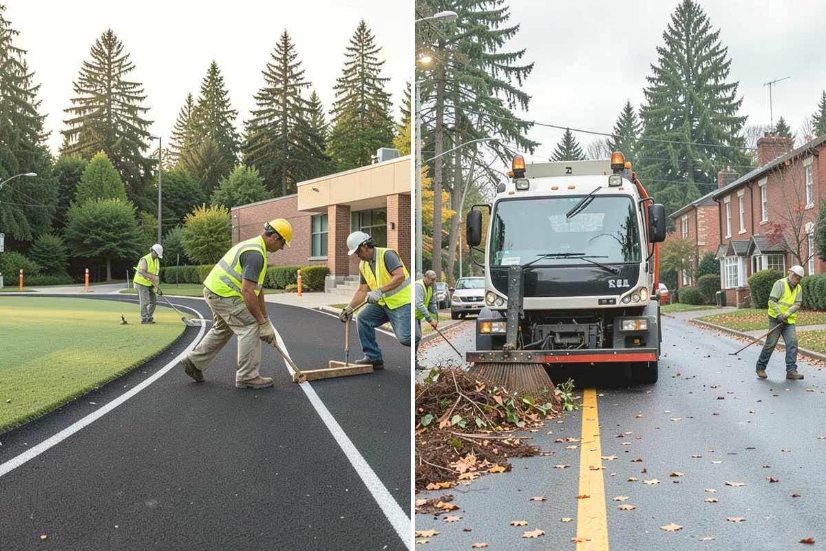 Municipal Bark Installation in Carnation, King County, WA - We measure beds and confirm bark type, color, and target depth