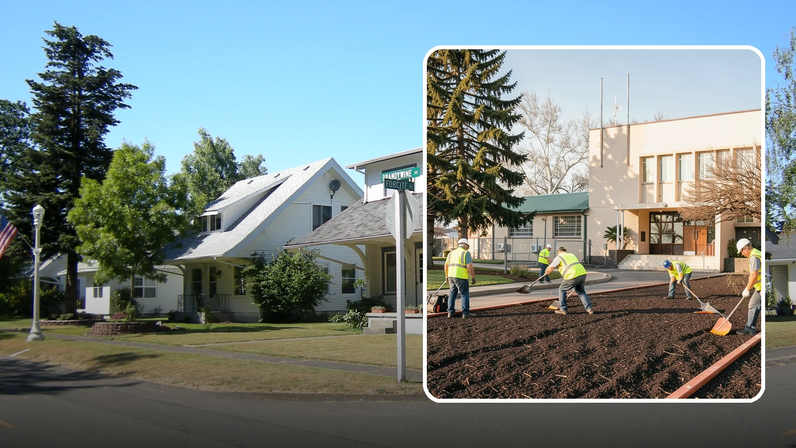 Municipal Bark Installation in DuPont, Pierce County, WA - We supply and install fresh bark across public beds, medians, and park landscapes to suppress weeds and refresh appearance for...