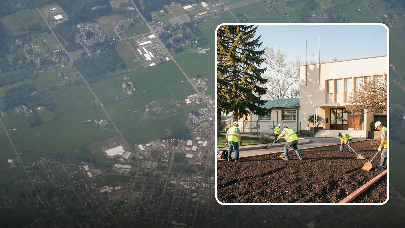 Municipal Bark Installation in Enumclaw, King County, WA - We supply and install fresh bark across public beds, medians, and park landscapes to suppress weeds and refresh appearance for...