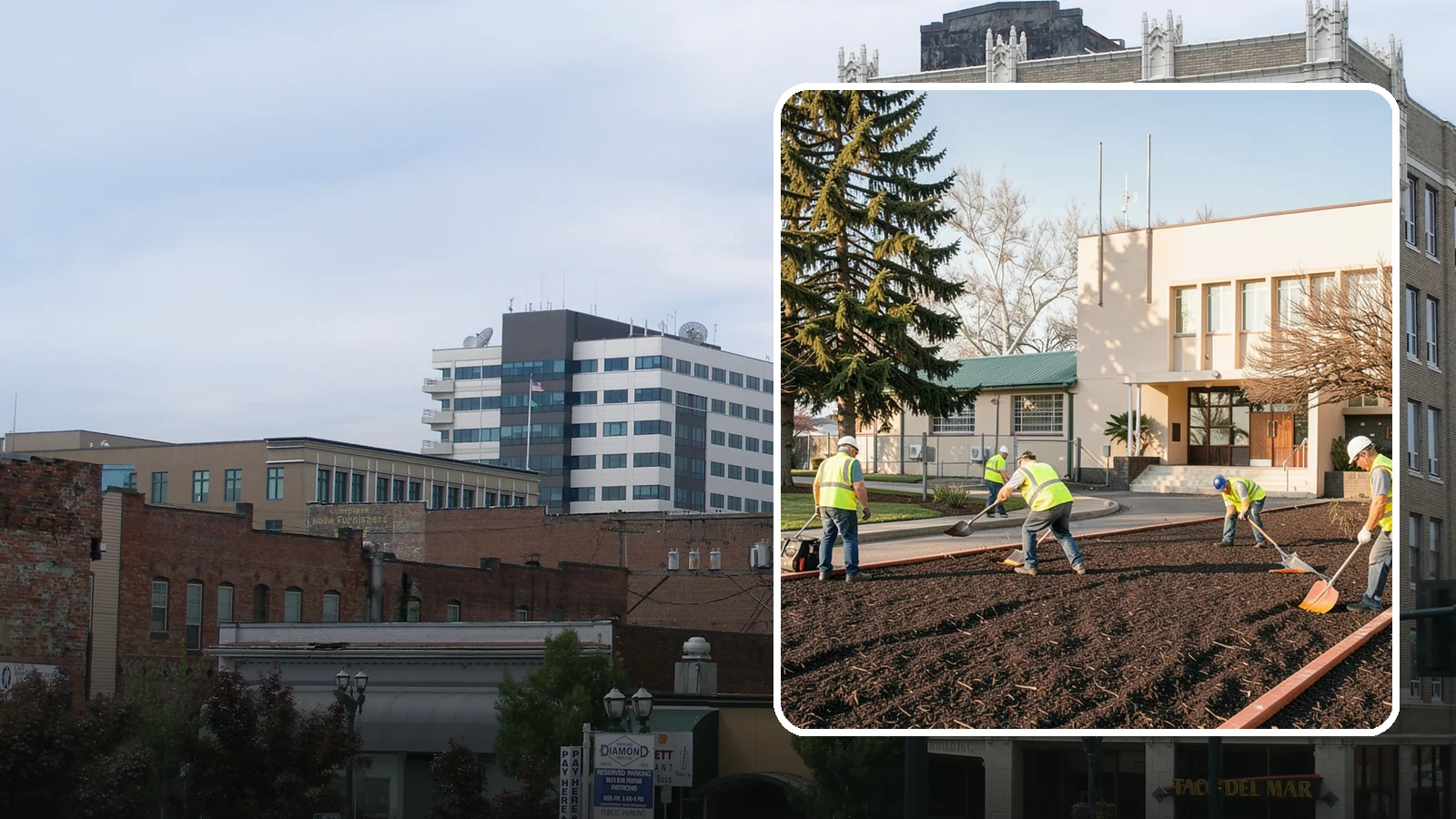 Municipal Bark Installation in Everett, Snohomish County, WA - We supply and install fresh bark across public beds, medians, and park landscapes to suppress weeds and refresh appearance for...