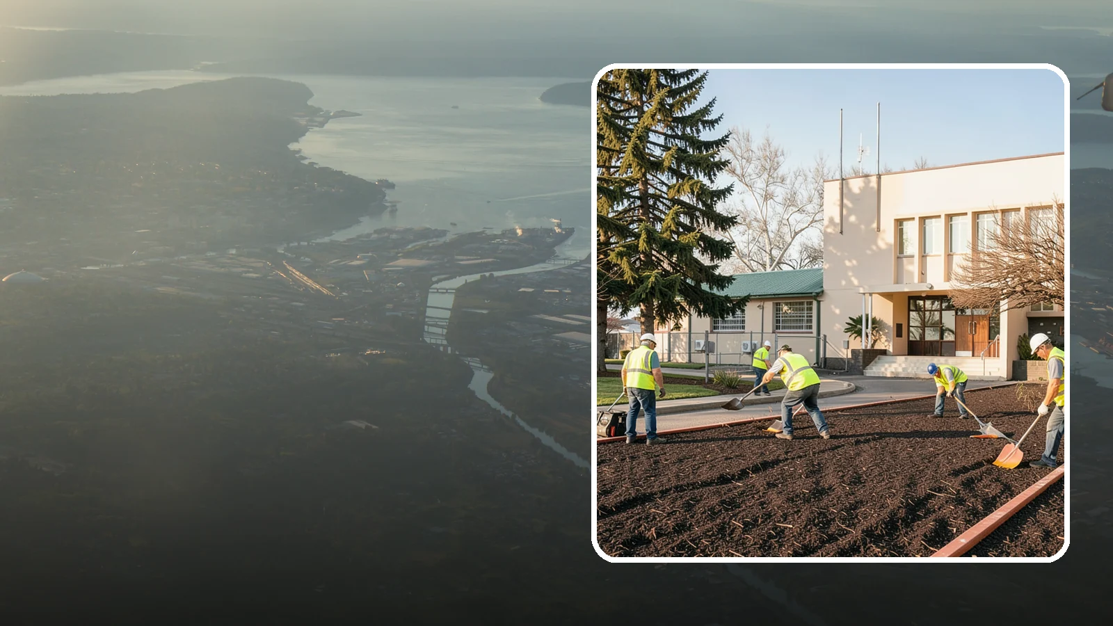 Municipal Bark Installation in Fife, Pierce County, WA - We supply and install fresh bark across public beds, medians, and park landscapes to suppress weeds and refresh appearance for...