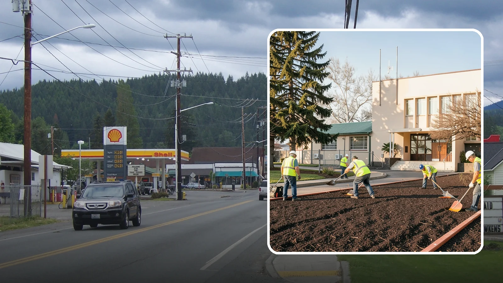 Municipal Bark Installation in Granite Falls, Snohomish County, WA - We supply and install fresh bark across public beds, medians, and park landscapes to suppress weeds and refresh appearance for...