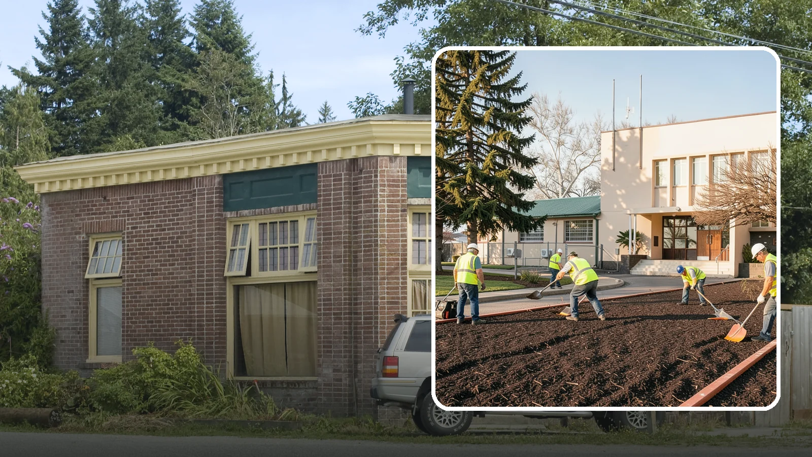 Municipal Bark Installation in Hamilton, Skagit County, WA - We supply and install fresh bark across public beds, medians, and park landscapes to suppress weeds and refresh appearance for...