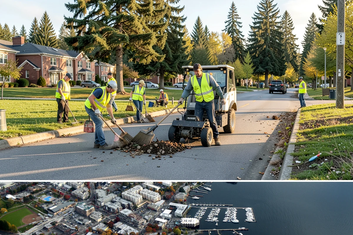 Municipal Bark Installation in Kirkland, King County, WA - Bark is best applied in spring to suppress the season's weed growth, with fall touch-ups keeping beds tidy through winter.
