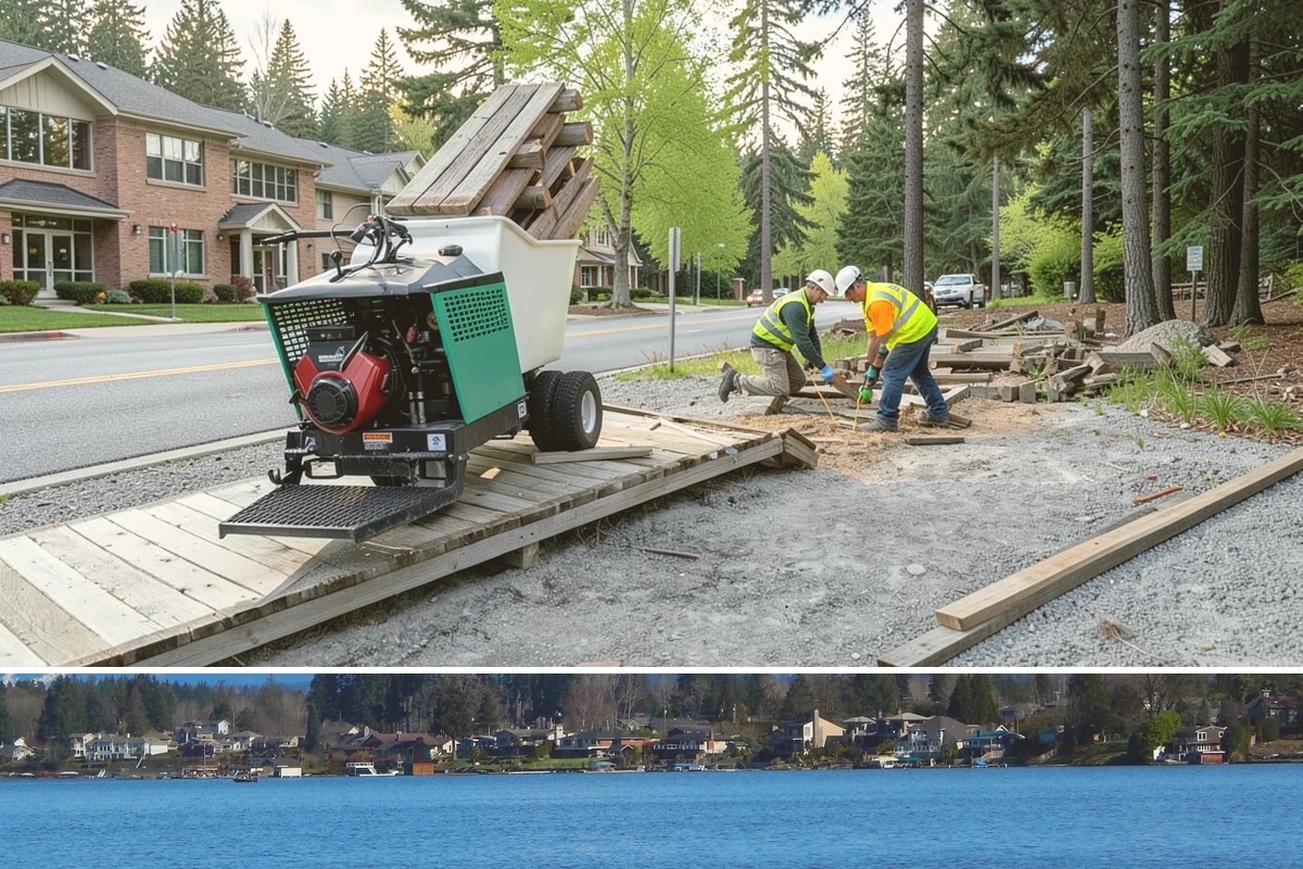 Municipal Bark Installation in Lake Stevens, Snohomish County, WA - Bark is best applied in spring to suppress the season's weed growth, with fall touch-ups keeping beds tidy through winter.