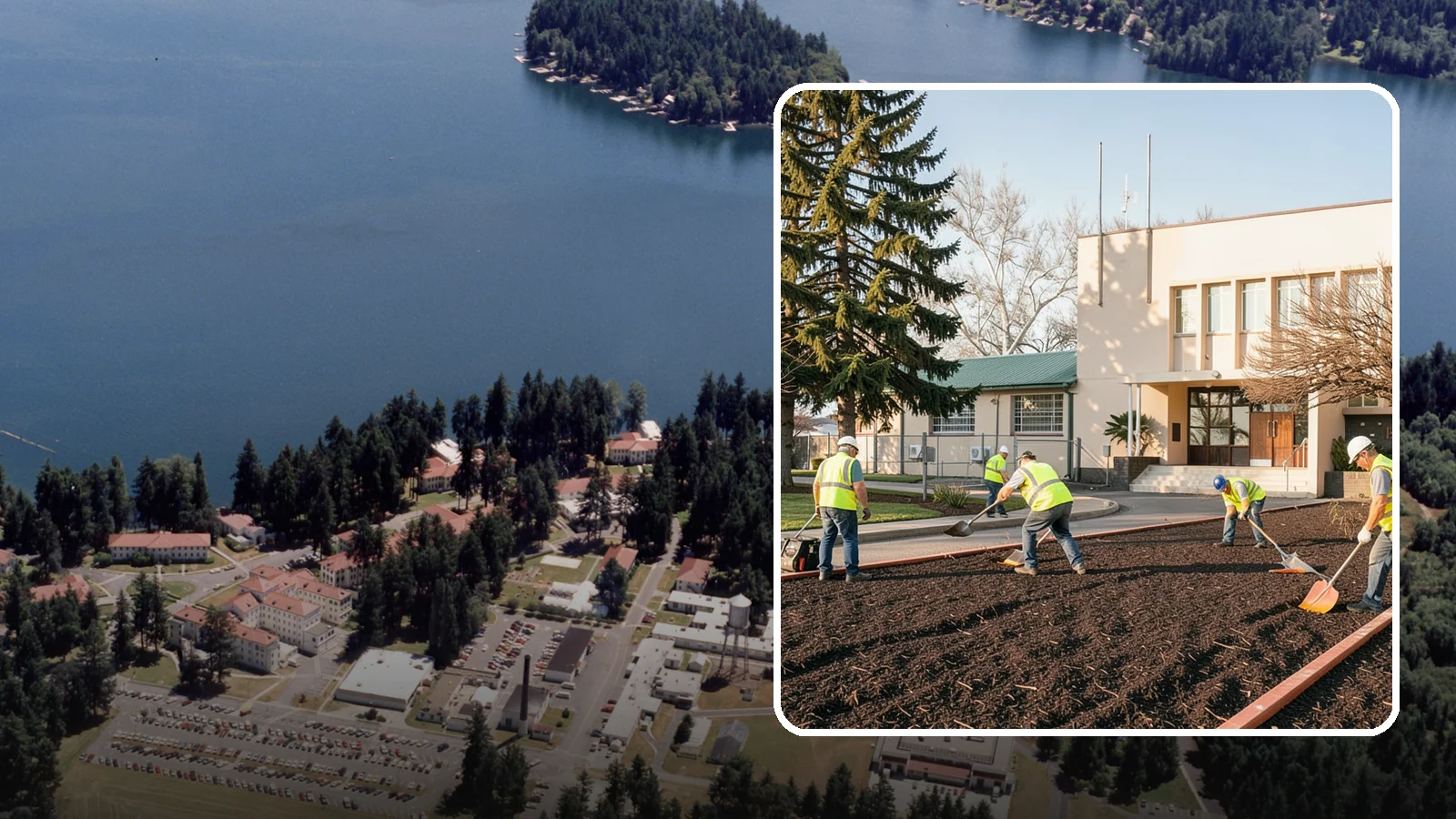 Municipal Bark Installation in Lakewood, Pierce County, WA - We supply and install fresh bark across public beds, medians, and park landscapes to suppress weeds and refresh appearance for...