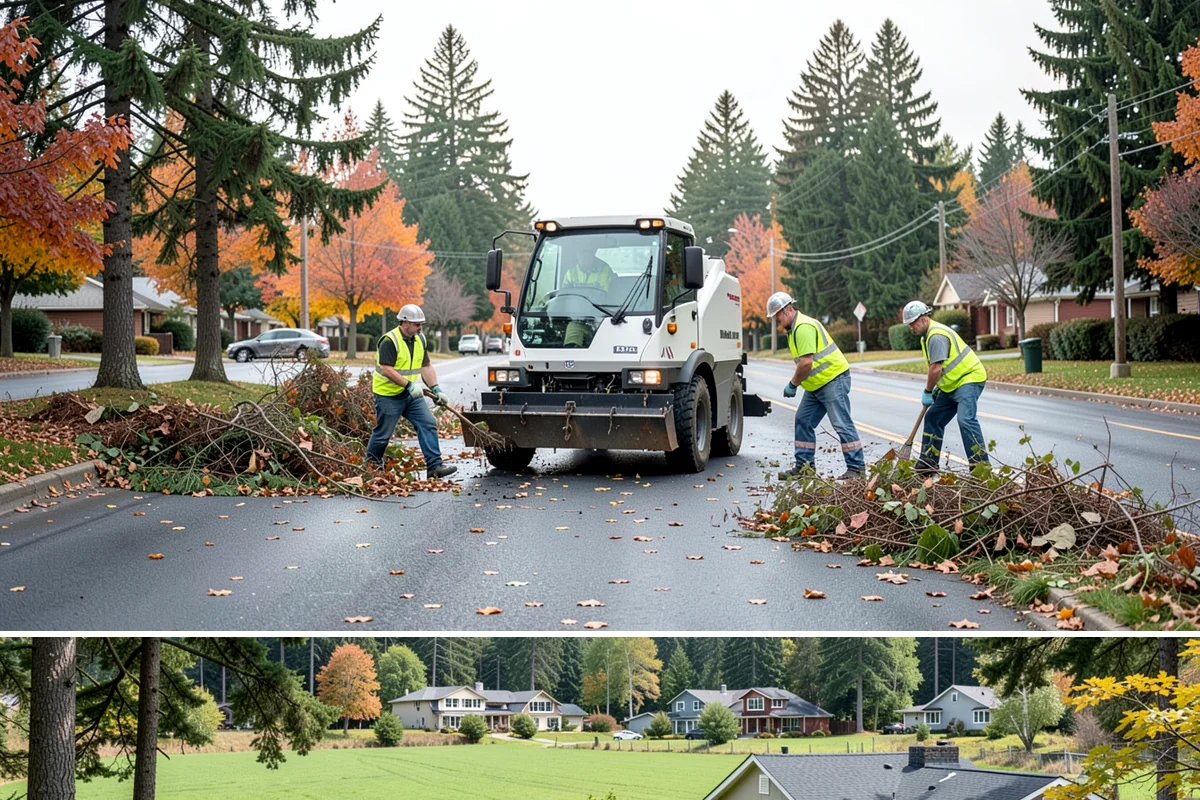 Municipal Bark Installation in Lyman, Skagit County, WA - Bark is best applied in spring to suppress the season's weed growth, with fall touch-ups keeping beds tidy through winter.