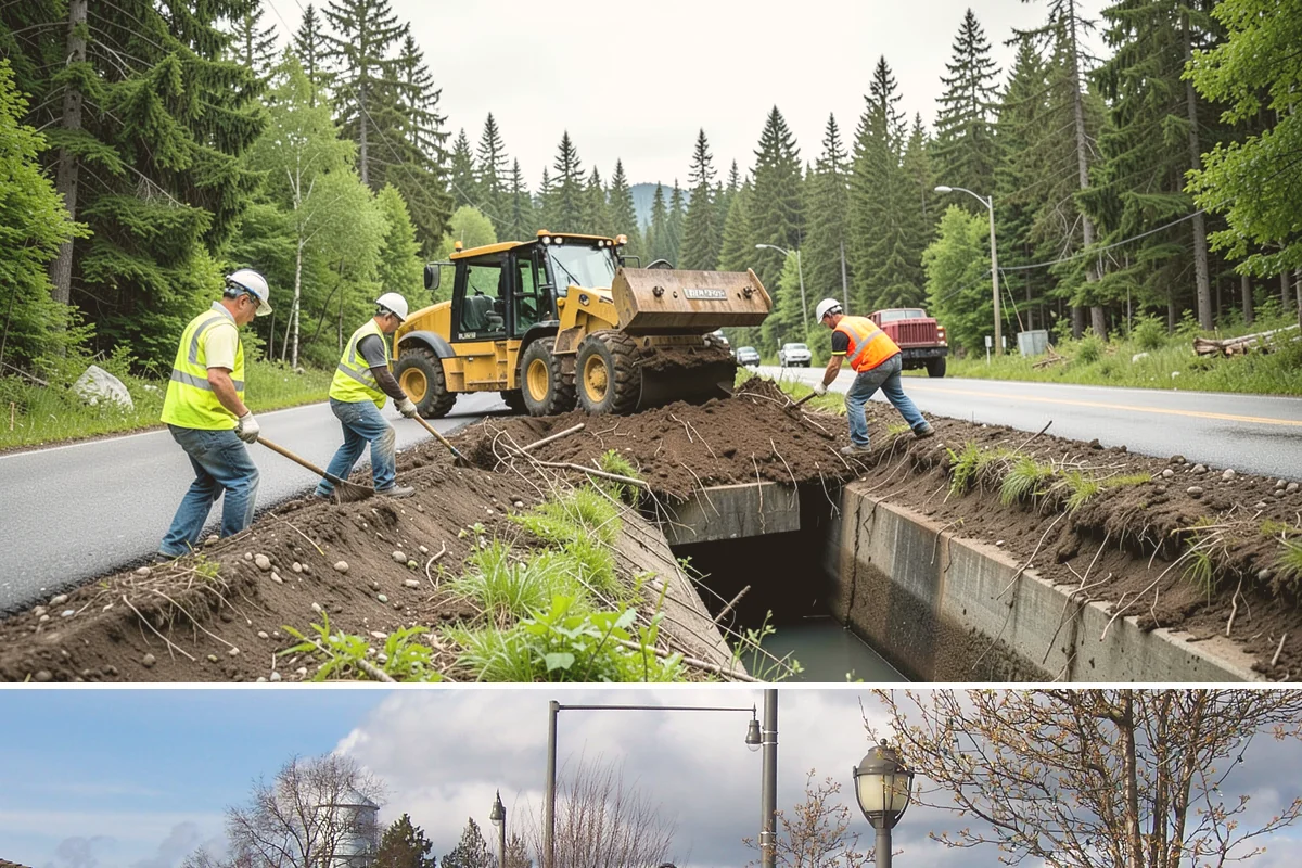 Municipal Bark Installation in Marysville, Snohomish County, WA - Bark is best applied in spring to suppress the season's weed growth, with fall touch-ups keeping beds tidy through winter.