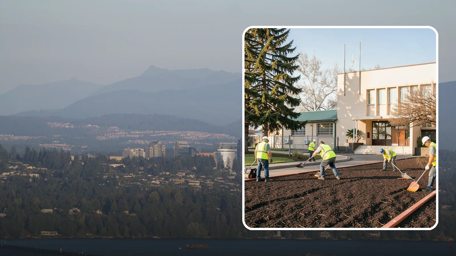 Municipal Bark Installation in Medina, King County, WA - We supply and install fresh bark across public beds, medians, and park landscapes to suppress weeds and refresh appearance for...