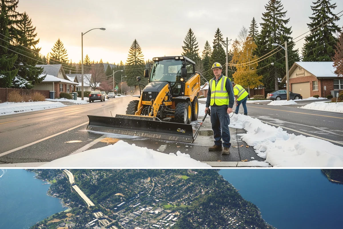 Municipal Bark Installation in Mercer Island, King County, WA - Bark is best applied in spring to suppress the season's weed growth, with fall touch-ups keeping beds tidy through winter.
