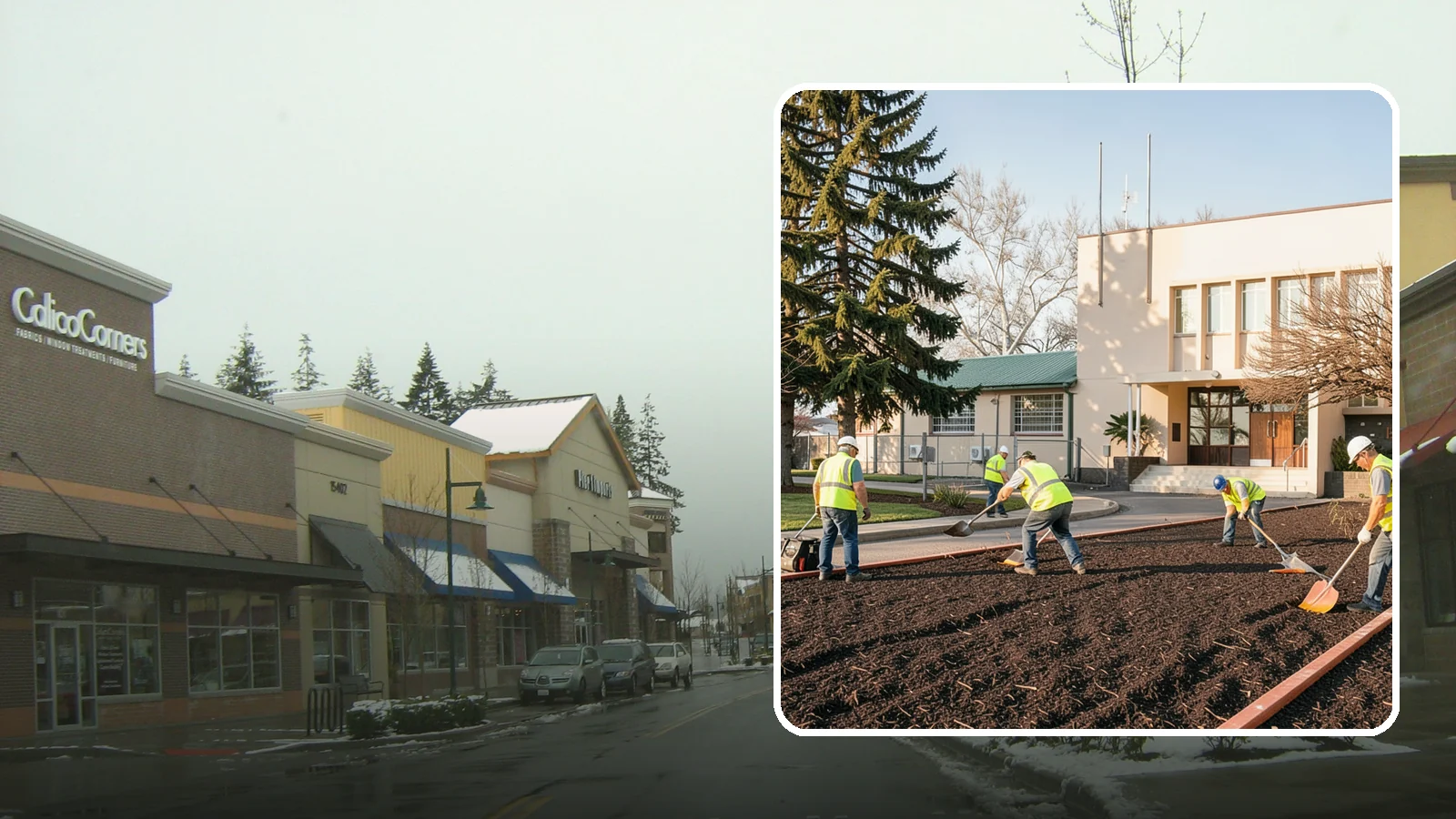 Municipal Bark Installation in Mill Creek, Snohomish County, WA - We supply and install fresh bark across public beds, medians, and park landscapes to suppress weeds and refresh appearance for...